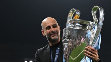 Con el título del Manchester City en Champions League, Pep Guardiola pasa a la historia como el único técnico en ganar el triplete en más de una ocasión.