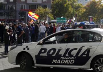 Alrededores del estadio Santiago Bernabéu.