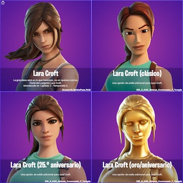 fortnite skin lara croft tomb raider