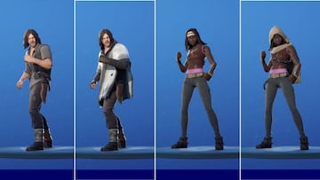 Un vistazo a los skins Daryl Dixon y Michonne, y sus estilos distintos