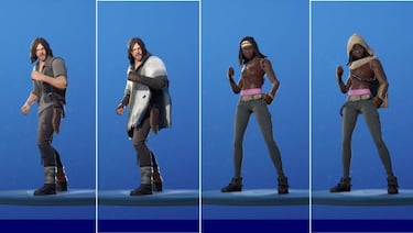 Fortnite: skins Daryl Dixon y Michonne de The Walking Dead ya disponibles
