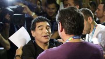 Maradona volvió a dar su visión personal del Mundial en el programa "De Zurda".