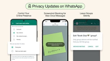 Ya puedes abandonar en silencio un grupo de WhatsApp y más novedades que llegan a la app