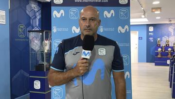Tino Pérez durante sus declaraciones en los canales del Movistar Inter.