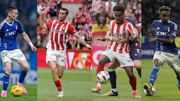 05-09-24. DUBASIN Y HASSAN JUGANDO CON EL OVIEDO Y EL SPORTING.