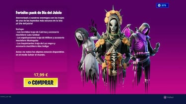 Fortnite: así es el pack de skins Día del Juicio