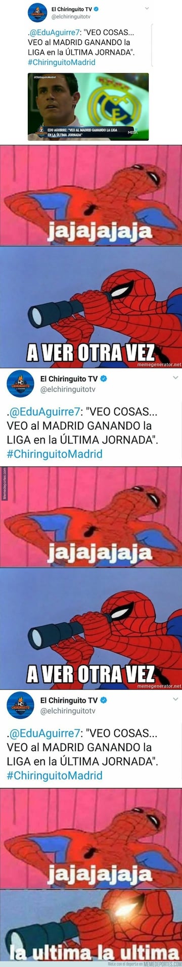 Los memes del título del Barça se acuerdan del Real Madrid