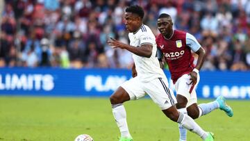 Luis Sinisterra, atacante colombiano del Leeds United