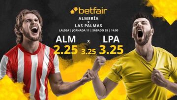 UD Almería vs. UD Las Palmas: horario, TV, estadísticas, clasificación y pronósticos
