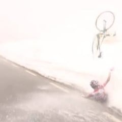 Kruijswijk: fractura de costilla tras su caída en el Agnello