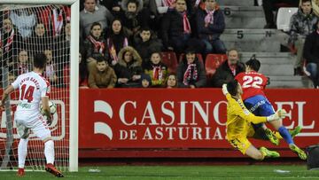 Pablo P&eacute;rez  marca su gol a la Cultural