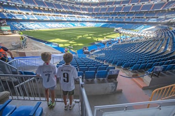 Así avanzan las obras del Santiago Bernabéu