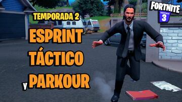 C&oacute;mo hacer esprint t&aacute;ctico y parkour en Fortnite Temporada 2