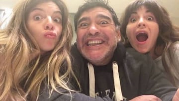¡Amor para siempre! Dalma y Gianinna compartieron fotos junto a Diego Maradona