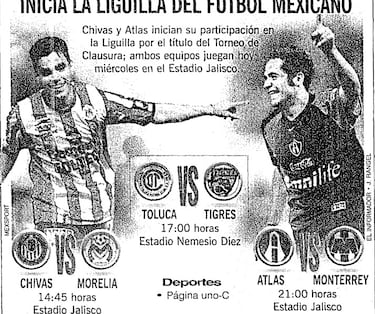 Se repite la historia en Liga MX 22 años después