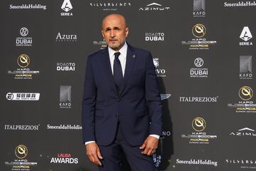 Luciano Spalletti durante la alfombra roja de la I Gala Globe Soccer Europa celebrada en la Costa Esmeralda de Cerdeña.