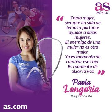 Paola Longoria, de poner a México en alto a luchar por la equidad