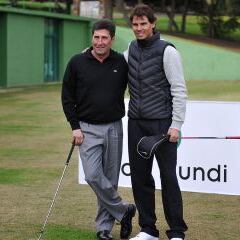 Chema Olazábal y Rafa Nadal se retan por una causa solidaria