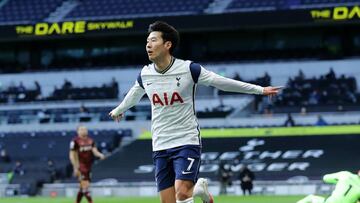 Son Heung-min hits 100th goal for Tottenham in Leeds win