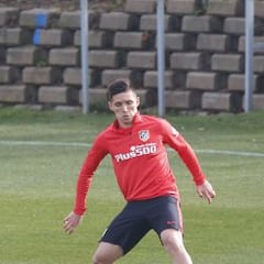Kranevitter llegó y se entrenó: "El Atlético es un grande"