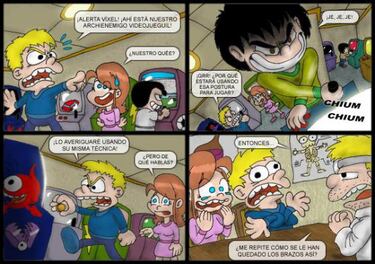 En el salón recreativo