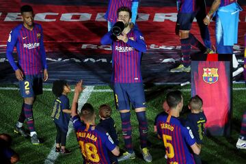 Todas las imágenes del Barça, otra vez campeón de LaLiga