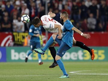 Lenglet y Benzema.