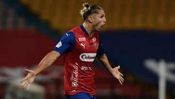 Agustín Vuletich en un partido de Liga Betplay