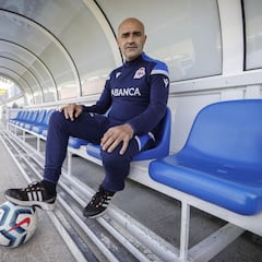 Óscar Gilsanz 'asciende' y toma el relevo de Valerón en el Fabril