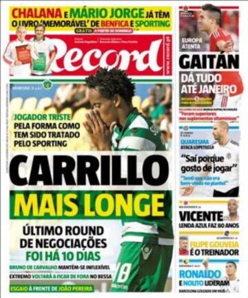 Portadas de la prensa deportiva