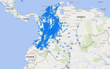 Mapa de casos y muertes por coronavirus por departamentos en Colombia: hoy, 6 de noviembre
