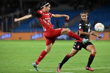 Independiente Santa Fe mantuvo la ventaja contra América de Cali en el estadio Pascual Guerrero y se coronó campeón por tercera vez en la historia.