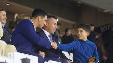 Futbol, Ceremonia Protocolar de inauguracion del Claro Arena.
El presidente de Cruzados, Juan Tagle, y el gerente general de Claro Chile, Alfredo Parot, encabezan la Ceremonia Protocolar de inauguracion del Claro Arena, el nuevo estadio de Universidad Catolica.
19/08/2025
Jonnathan Oyarzun/Photosport
Football, Protocol Ceremony for the inauguration of the Claro Arena.
The president of Cruzados, Juan Tagle, and the general manager of Claro Chile, Alfredo Parot, lead the Protocol Ceremony for the inauguration of the Claro Arena, the new stadium of Universidad Catolica
19/08/2025
Jonnathan Oyarzun/Photosport