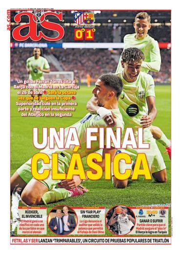 Las portadas de AS de abril