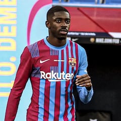 Dembélé no estará a punto para el derbi contra el Espanyol