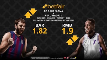FC Barcelona vs. Real Madrid: horario, dónde ver, pronósticos y clasificación