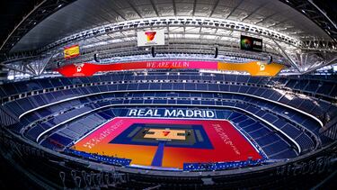 Imagen del estadio Santiago Bernabéu, que acogerá la inauguración del Europeo de baloncesto en 2029.