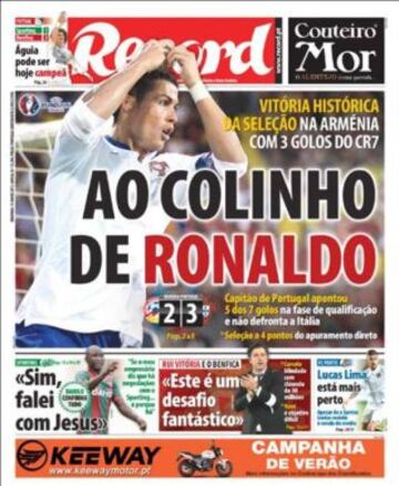 Portadas de la prensa deportiva