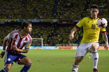 En imágenes la derrota de Colombia ante Paraguay