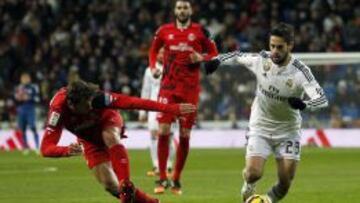 Isco, en el partido de ida contra el Sevilla.
