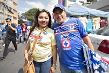 Así se vivió el encuentro del Clásico Joven entre la Máquina y las Águilas en el Estadio Azul, en duelo de la Jornada 8.