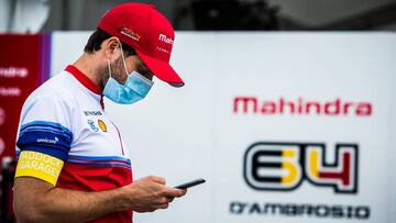 DAMBROSIO Jerome (bel), Spark-Mahindra Mahindra M6Electro, Mahindra racing, portrait during the 2020 Berlin E-Prix I, 6th round of the 2019-20 Formula E championship, on the Tempelhof Airport Street Circuit from August 5 to 6, in Berlin, Germany - Photo Germain Hazard / DPPI
GERMAIN HAZARD / DPPI / AFP7
04/08/2020 ONLY FOR USE IN SPAIN