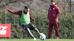 Ilusión en River: Juanfer Quintero se une a práctica de fútbol