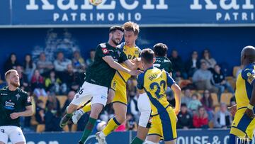 Una imagen del Alcorcón-Racing.