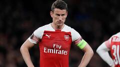 Soccer Football - Europa League Semi Final First Leg - Arsenal v Valencia - Emirates Stadium, London, Britain - May 2, 2019  Arsenal&#039;s Laurent Koscielny     REUTERS/David Klein