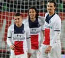 Ibrahimovic y Cavani aferran al Paris Saint Germain al liderato