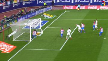 ¿Entró el remate de Cristiano que acabó parando Oblak?