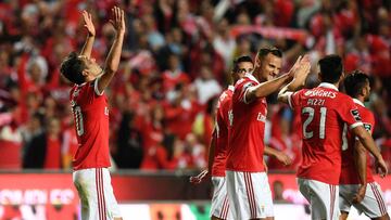 Sin Raúl Jiménez, Benfica vence al Braga