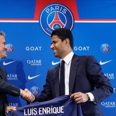 Luis Enrique ha sido presentado como nuevo entrenador del Paris Saint Germain durante las dos próximas temporadas.