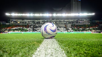 Official Ball during the game Leon vs Santos, corresponding to Play In A B of the Torneo Apertura 2023 of the Liga BBVA MX, at Nou Camp Leon Stadium, on November 26, 2023.
<br><br>